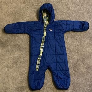 Patagonia infant reversible bunting